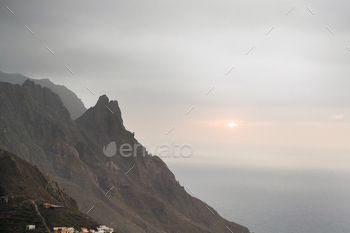Beautiful view of a small town by the ocean Tenerife, Canary Islands, Spain / Photodune, Misc
