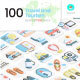 Travel and Tourism Flat Icons - GraphicRiver Item for Sale