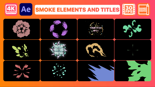 Smoke Pack 02 and Titles | After Effects alt