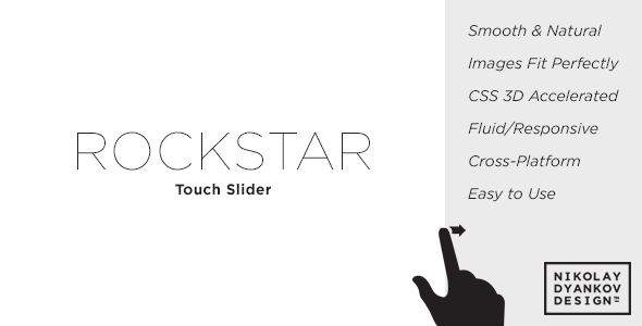 Rockstar Slider - jQuery Touch Slider/Gallery