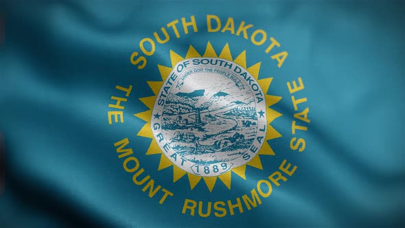 South Dakota State Flag Front