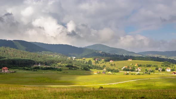 Zlatibor Mountain Landscape Timelapse