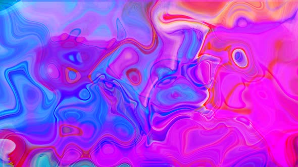 Abstract colorful trendy liquid wave paint background