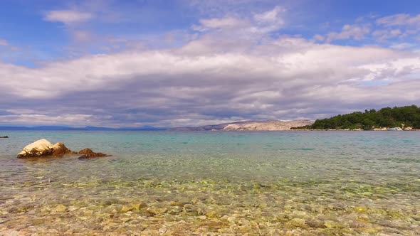 Emerald Green Sea Water