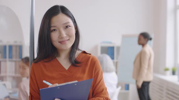 Portrait of Young Asian Successful Woman