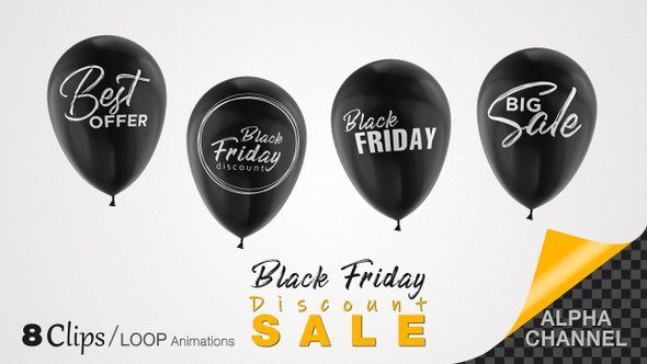 Black Friday - Sales Discount - Offer Price Balloon Animations