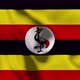 Uganda Flag Animation Loop Background - VideoHive Item for Sale