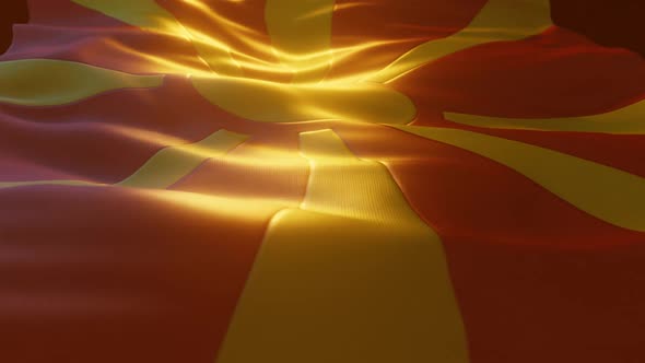 North Macedonia - Atmospheric Flag