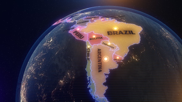 South America Animation