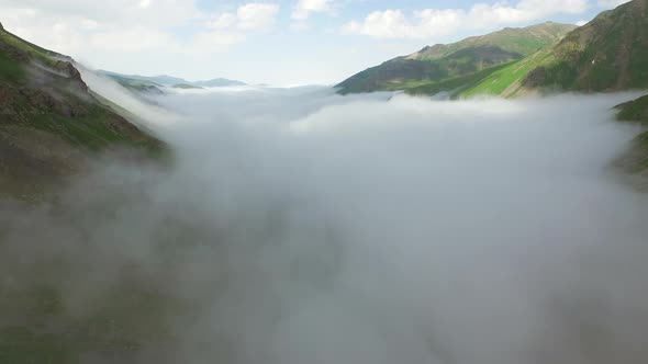 Cloud Covering the Bottom of the Valley