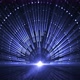 Radiated Semicircle Blue Particles - VideoHive Item for Sale