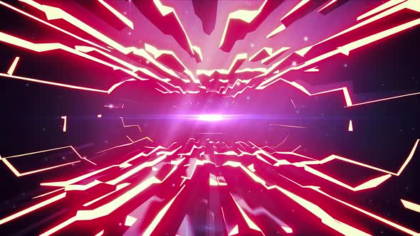 Vj Space Tunnel 4k