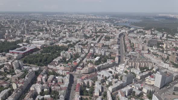 Aerial View of Kyiv By Day. Ukraine