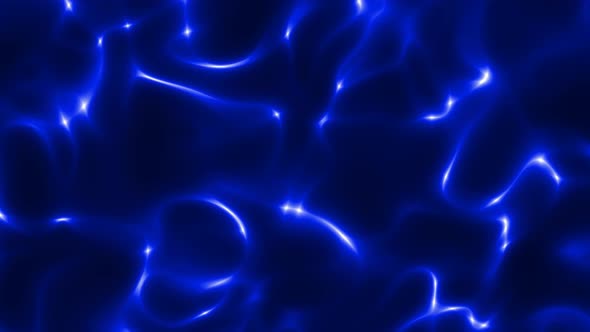 Blue Color Abstract Smooth Marble Liquid Animated Background
