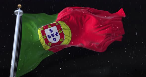 Portugal Flag Waving