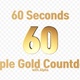 60s Simple Gold Count Down - VideoHive Item for Sale