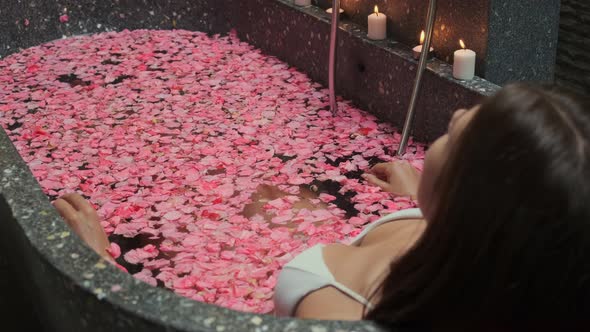 Spa Treatment with Flower Bath
