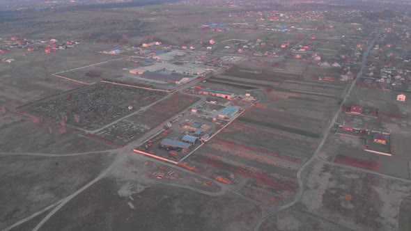 Cemetery And Sawmill