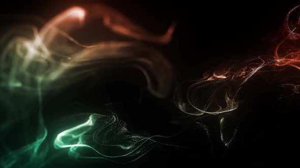 Abstract Particles  Loop Background