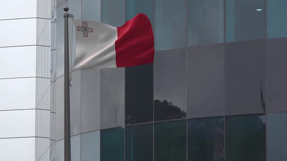 Malta Flag Background 2K