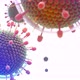 Paramyxovirus Mumps  Covid19 Coronavirus Closeup of Virus Under Microscope - VideoHive Item for Sale