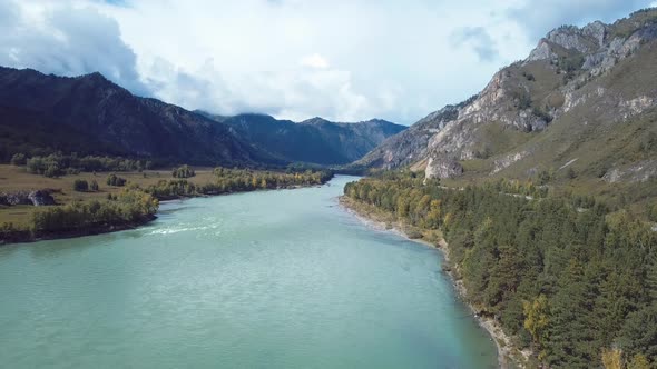 Altai Mountain River