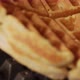 Opening waffle maker with fresh made belgian waffles - VideoHive Item for Sale