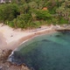 Small Tropical Beach with Rocky Point Aerial - VideoHive Item for Sale