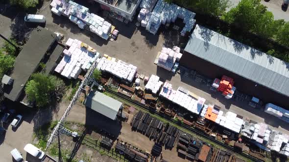 Flying a Quadcopter Over an Industrial Area