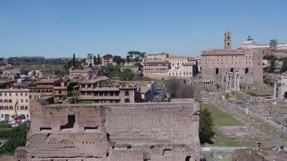 Ruins Of The Roman Empire In Italy