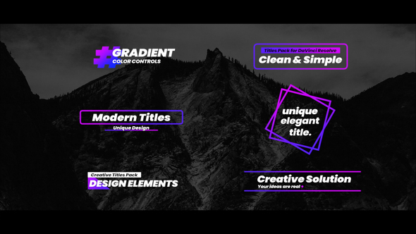 Gradient Titles For FCPX