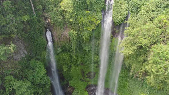 Beautiful Tropical Waterfall BaliIndonesia