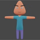 Triangle Man - Funny Character - 3DOcean Item for Sale