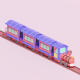 Cartoon Train - 3DOcean Item for Sale