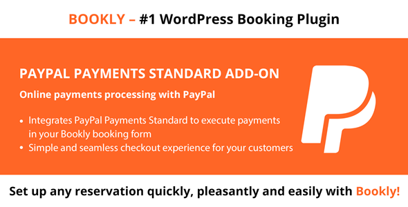 Bookly PayPal Payments Standard (dodatek)