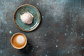 Cup of coffee and ice cream on vintage table - PhotoDune Item for Sale