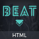 Beat -  One-Page HTML5 Music & Band Template - ThemeForest Item for Sale