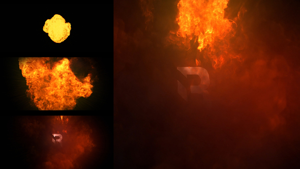 Fire Logo Reveal For Premiere Pro