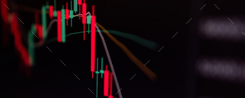 t exchange candlestick chart. Red bearish divergence indicator