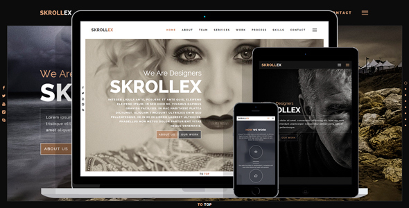 Skrollex - twórcza paralaksa na jednej stronie