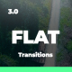 Clean Flat Transitions - VideoHive Item for Sale