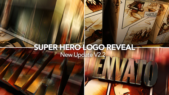 Super Hero Logo Reveal Title V2