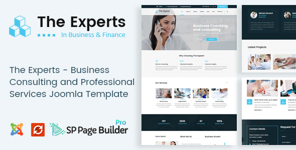 The Experts - Business Consulting and Professional Services Joomla Theme