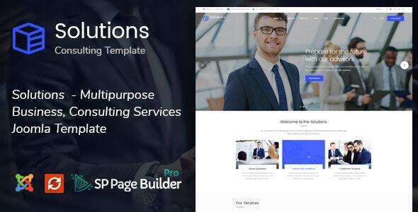 Solutions - Business Consulting Joomla Template