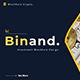 Binand - Blockchain Crypto Powerpoint Template - GraphicRiver Item for Sale