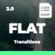 Clean Flat Transitions I MOGRT - VideoHive Item for Sale