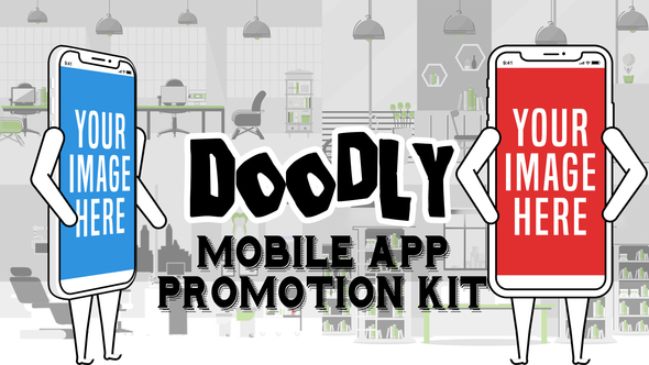 Doodly Mobile App Promotion Kit
