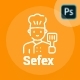 Sefex - Chef Finder Mobile App UI Template - GraphicRiver Item for Sale