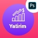 Yatirim – Investment Portfolio Mobile App UI Template - GraphicRiver Item for Sale