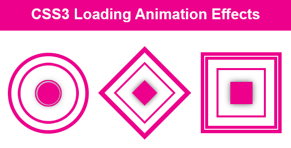 CSS3 Loading Animation Effects